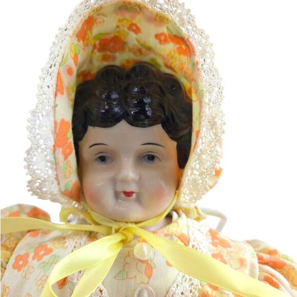 Vintage, 17 Inch Tall, China Head Doll - Picture 2 of 8